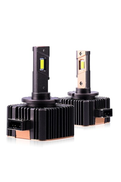 LOONATIQ Set de 2 becuri LED D1S LOONATIQ, 16000 lm, 6000K, 110W, HID-to-LED,...