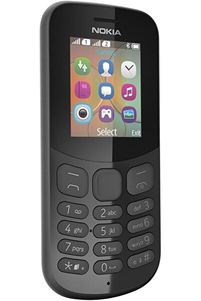 Nokia 130 (2017) Dual SIM 2G, 8GB ROM, 4MB RAM, Unlocked (Black) - Global Edition