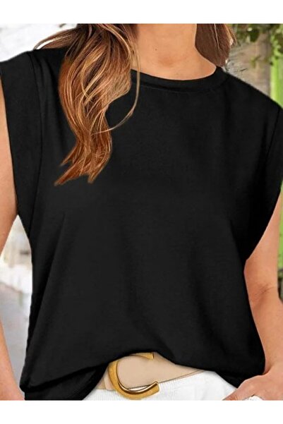 ARONA Women's Short Sleeve Crew Neck Viscose Blouse