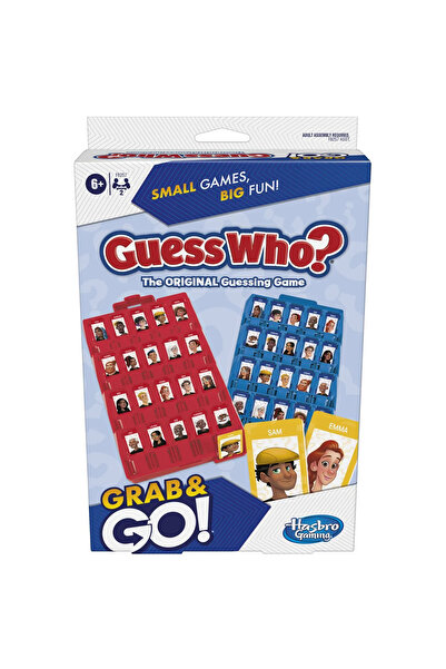 Hasbro Toys Guess Who? Grab & Go - Travel Game in English