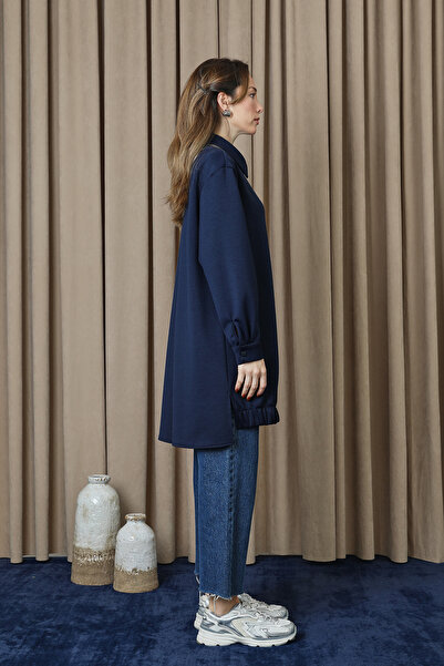 Modamorfo Women's Pineapple Embroidered Snap-Tunic - 10737Tun