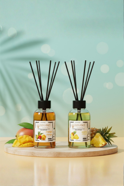 silver elegance vip perfume Ekonomik Tropikal 2’li Set (Mango & Ananas) Reed ...