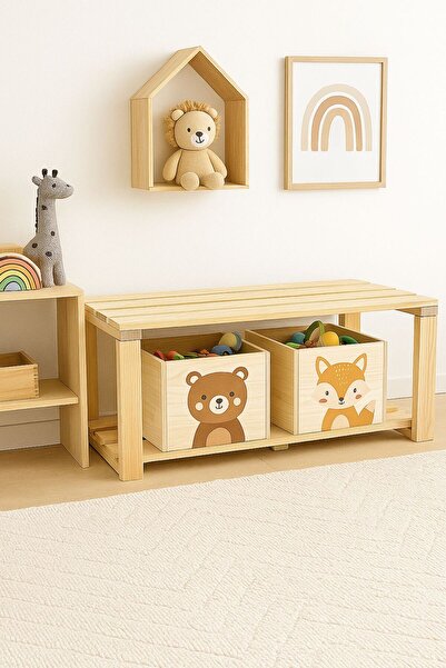 DEKORELA ÇOK AMAÇLI AHŞAP BENCH SMALL