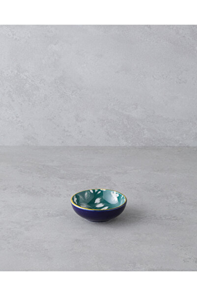 English Home Plantopia Porcelain Snack Bowl 9 cm Navy Blue-Green