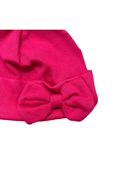 OEM Cotton baby hat with decorative bow