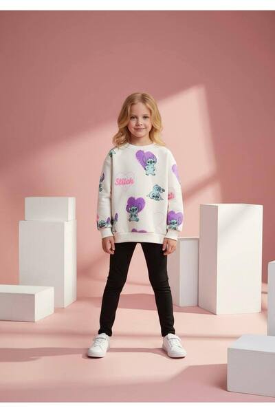 Bloom BBK375 مطبوع طقم جوارب سوداء للأطفال البنات