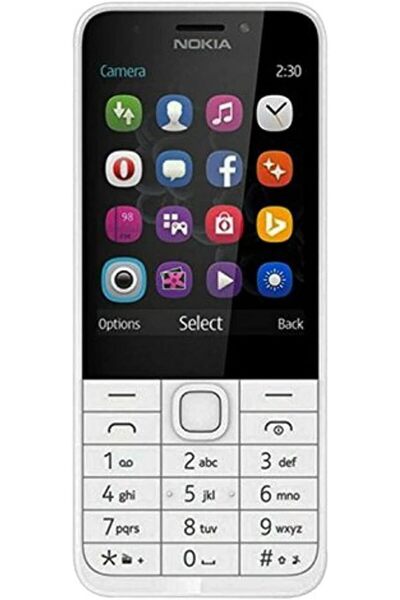 Nokia 230 - 2.8 inch, 16 MB RAM, Global Version (White)