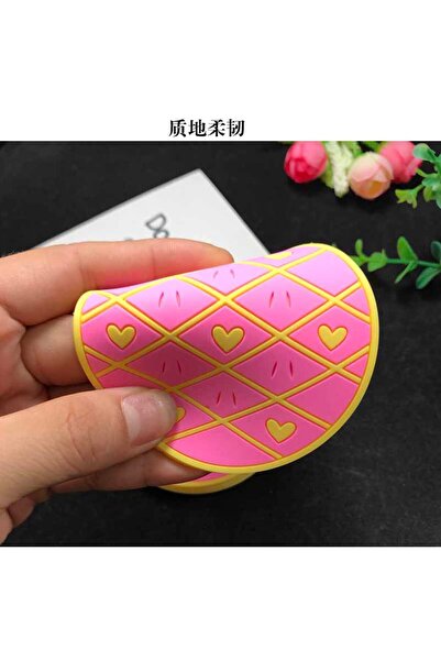 Flippy Pineapple Coaster, PVC, 12 x 9 cm, Heat Resistant, Pink