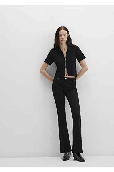 Mavi Women's Sydney Gold Premium Deep Black Jean Denim Pants M1081191053