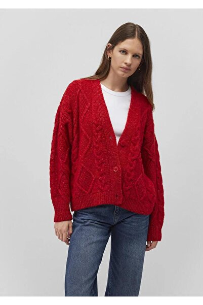 Mavi Buttoned Red Women's Cardigan M1710587-84182