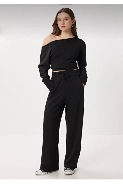 sole stories Women's Sandal Collar Premium Modal Tracksuit Set