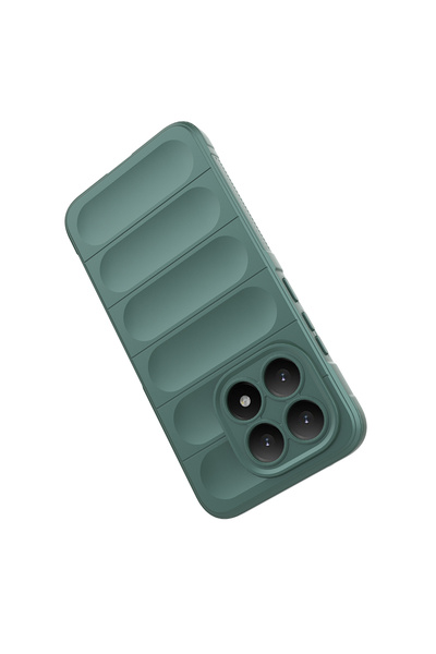 Nezih Case Mi 15t Compatible Stylish Silicone Cover Case with Flexible Hollowed Out Back Surface Design