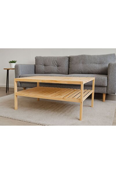 Doğa Design Doğal Çam Ağacı Orta Sehpa