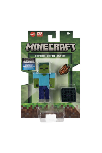 MINECRAFT Craft-A-Block Figure Zombie 8cm