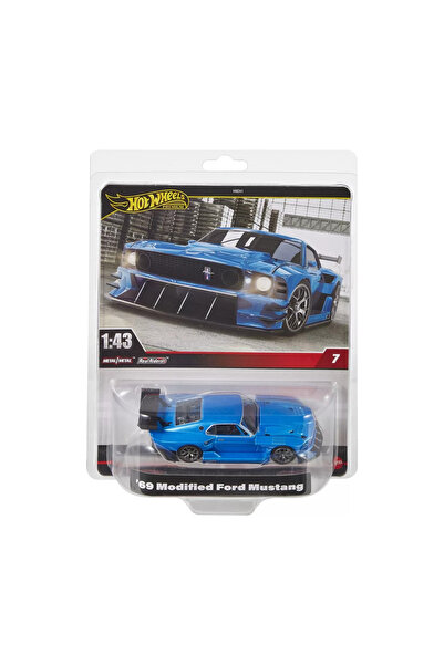 mattel HOT WHEELS PREMIUM REAL RIDERS METAL CAR MODIFIED FORD MUSTANG 69 SCALE 1:43