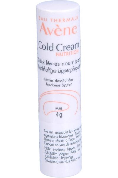 Eau Thermale Avène بلسم الشفاه المغذي من أفين كولد كريم، 4 غرام