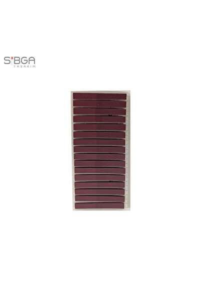 sibga tasarım Dark Brown Thin Strip 320 Sheets Transparent Color Postit Post-It Post It. Bookmark Bookmark