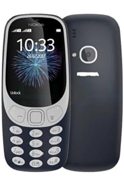 Generic Nokia 3310 Classic Mobile Phone - Dark Blue, Dual SIM, 2G