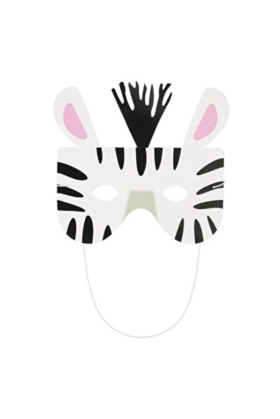 AVA Jungle Animal Party Masks, paper, unisex - 8pcs