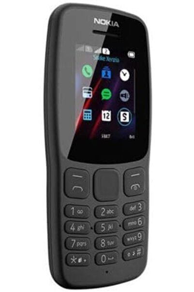 Nokia 106 Dual SIM (TA-1114) - Black