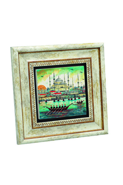 Sadrazam Mozaicul din piatră naturală a Moscheei Sultanahmet cu imprimeu 20cm...