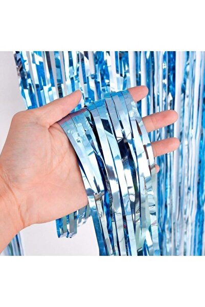 ZENVİVA Blue Tablecloth, Navy Blue Table Skirt, 2 Blue Backdrops