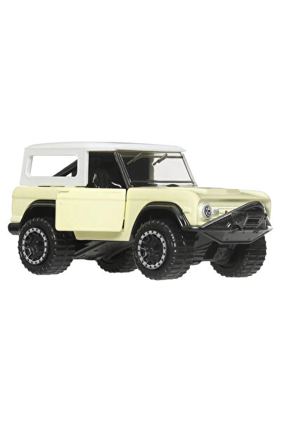 HOT WHEELS Metal Pull-Back Car Ford Bronco 1966 Factory Fresh 1:43