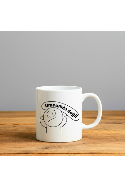 Dekor لا يهمني مطبوع - كوب سيراميك هدية