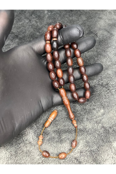 Mos Tespih Miraç Penbegül Dry Turning Craftsmanship Pelesenk Natural Prayer Beads