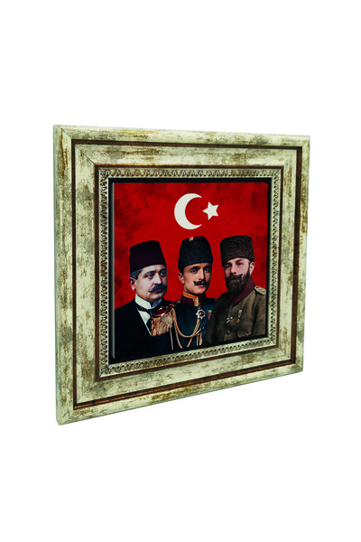 Sadrazam Trei pășați: Talat Paşa, Enver Paşa, Cemal Paşa cu imprimeu Tablou c...