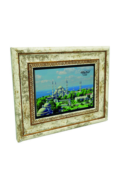 Sadrazam Mola Sultan Ahmet cu imprimeu Pictură cu piatră naturală 20cm x 25cm |   5G-SAC1