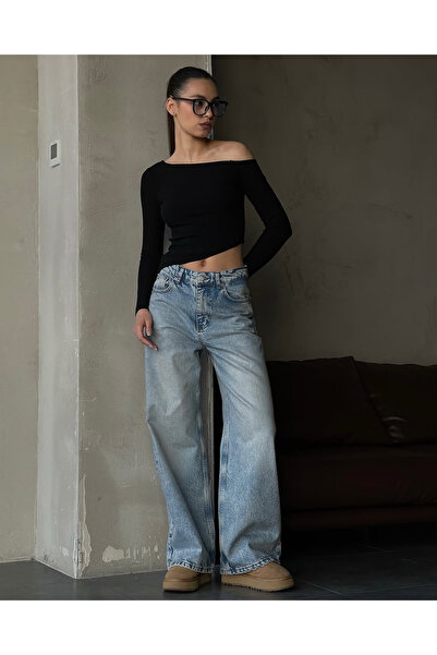 komera Baggy Snow Wash Jeans