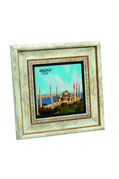 Sadrazam Mescitul Sultan Ahmet cu imprimeu Tabla din piatra naturala 20cm x 2...