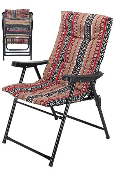 Without a mark Kady One High-Quality Padded Lightweight Folding Camping Chair with High Back