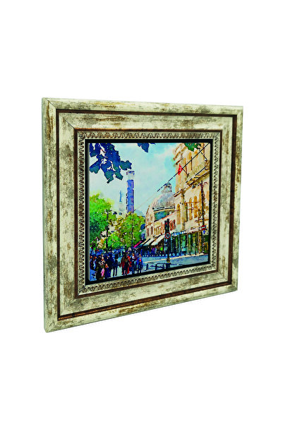 Sadrazam Pictură cu piatră naturală Çemberlitaş cu imprimeu 25cm x 25cm |   K...