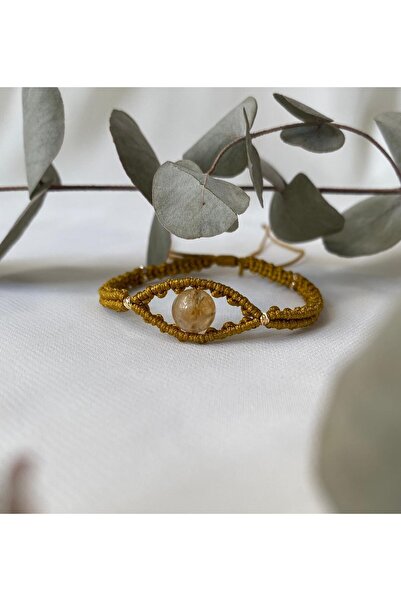 sabiha aksesuar Handmade Natural Stone Eye Figured Bracelet