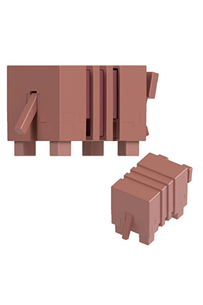 MINECRAFT CRAFT A BLOCK FIGURE ARMADILLO AND BABY ARMADILLO 8CM