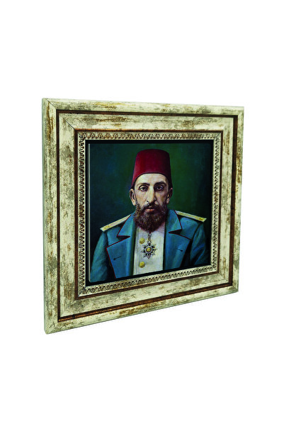 Sadrazam 2. Abdulhamid cu imprimeu Pictură cu piatră naturală 25cm x 25cm |  ...