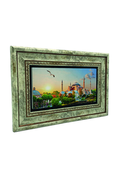 Sadrazam Tablou din piatră naturală Hagia Sophia cu imprimeu 20cm x 30cm |   DRT-4