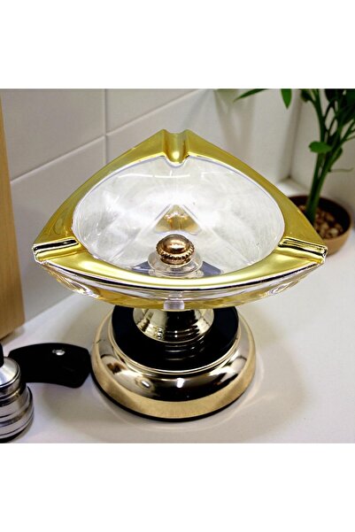 Kuzey Tacı منفضة سجائر فاخرة ذات شكل مثلث، حجم كبير، تصميم خاص، VIP