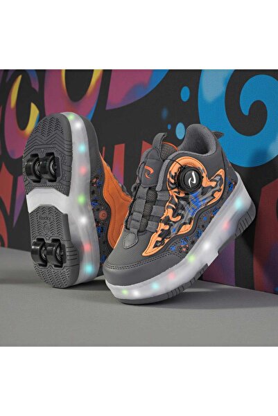ROCKY Işıklı Çıkarılabilir Tekerlekli Patenli Çocuk Ayakkabısı