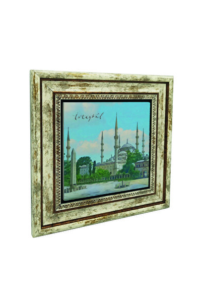 Sadrazam Manta Moscheea Sultan Ahmet cu imprimeu Pictură cu piatră naturală 2...