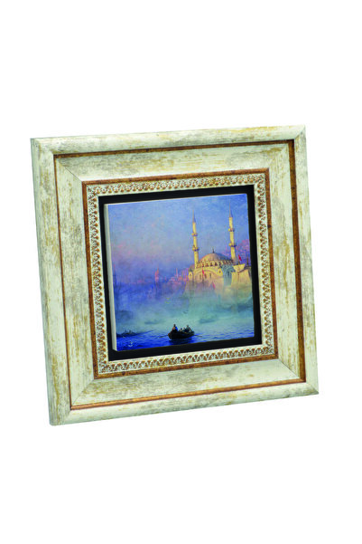 Sadrazam Peisajul Tophane din Istanbul (1884, AivazovskI) Ba cu imprimeu oğal Pictură în piatră 20cm x 20cm |   1G-Tphne1