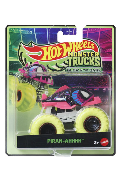 HOT WHEELS MONSTER TRUCK GLOW IN THE DARK MASINUTA PIRAN-AHHHH CU ROTI VERZI ...