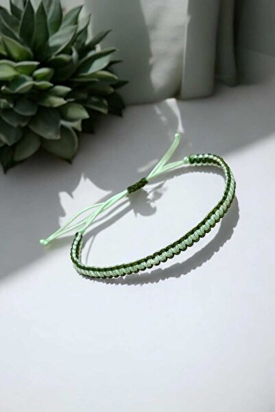 henahera accessory Örme Makrome Ipli Sörfçü Bilekliği - Suya Dayanıklı, Ayarl...