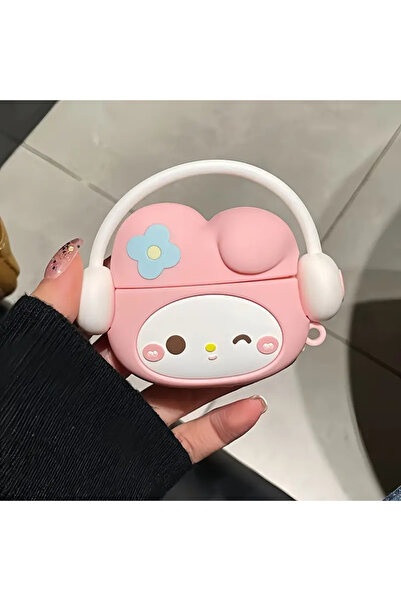 kılıfbenim Airpods Pro 2. Nesil Uyumlu Hello Kitty Karakter Silikon Koruma Kılıf