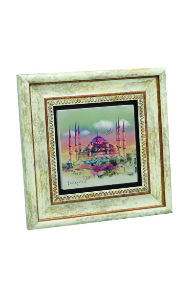 Sadrazam Mozaicul din piatră naturală a Moscheei Sultanahmet cu imprimeu 20cm...