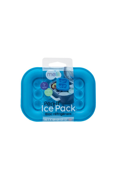 Melii Силиконов пакет с лед Pop-it син