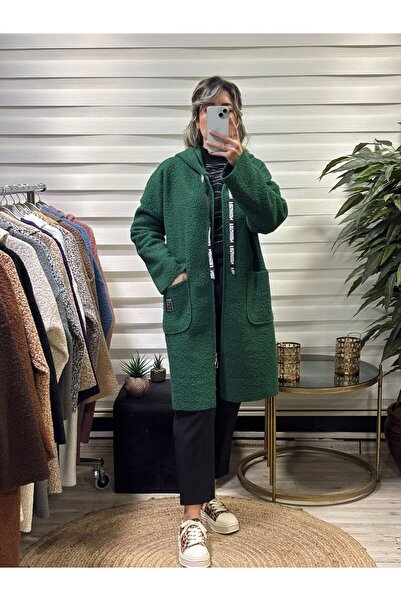 Butik Tuğbam Hooded Plush (Teddy) Coat