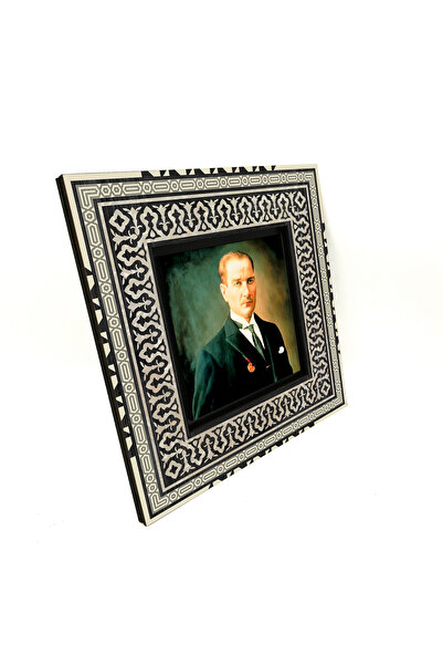 Sadrazam Ατατούρκ με τύπωμα Ξύλινο MDF Ανατολικός Πίνακας Ζωγραφικής 20cm x 2...